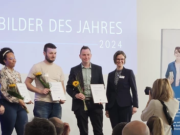 Bei der Preisverleihung zum Ausbilder des Jahres 2024 